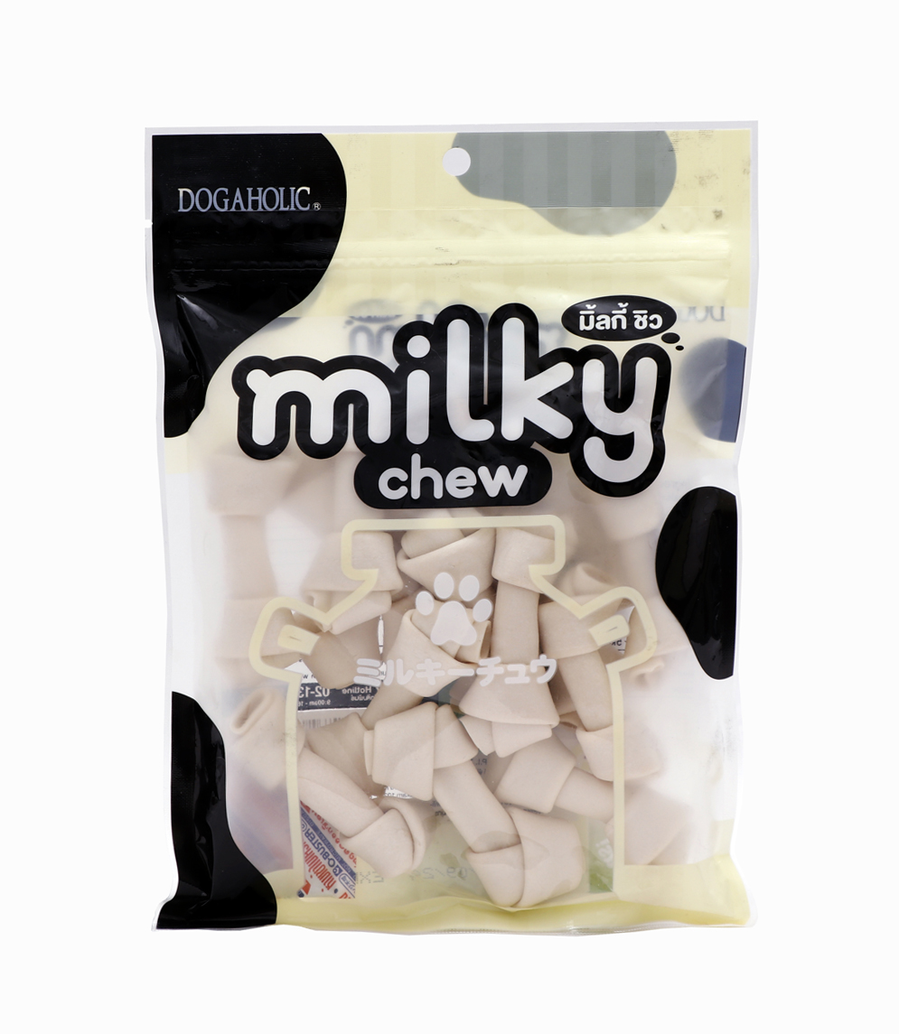 Dogaholic Milky Chews Knotted Bone 15PCS (1239)