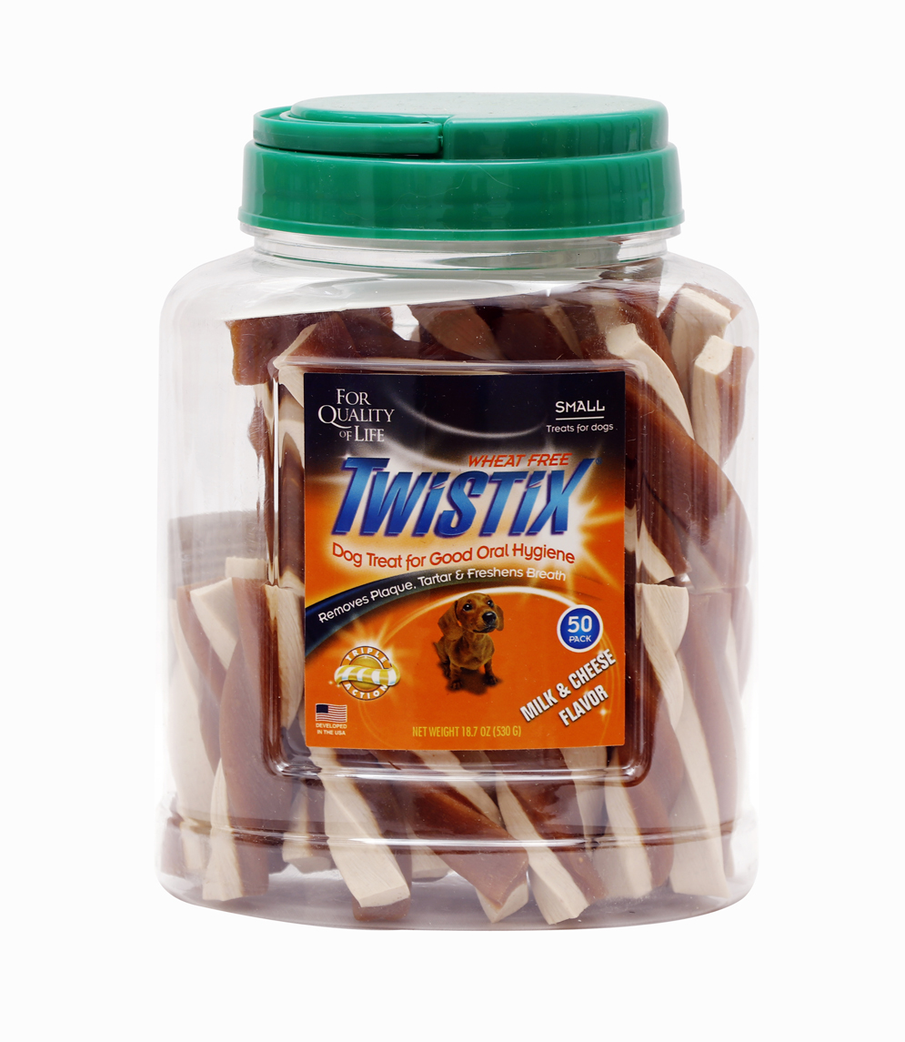 Twistix Canister Milk & Cheese 50 Sticks