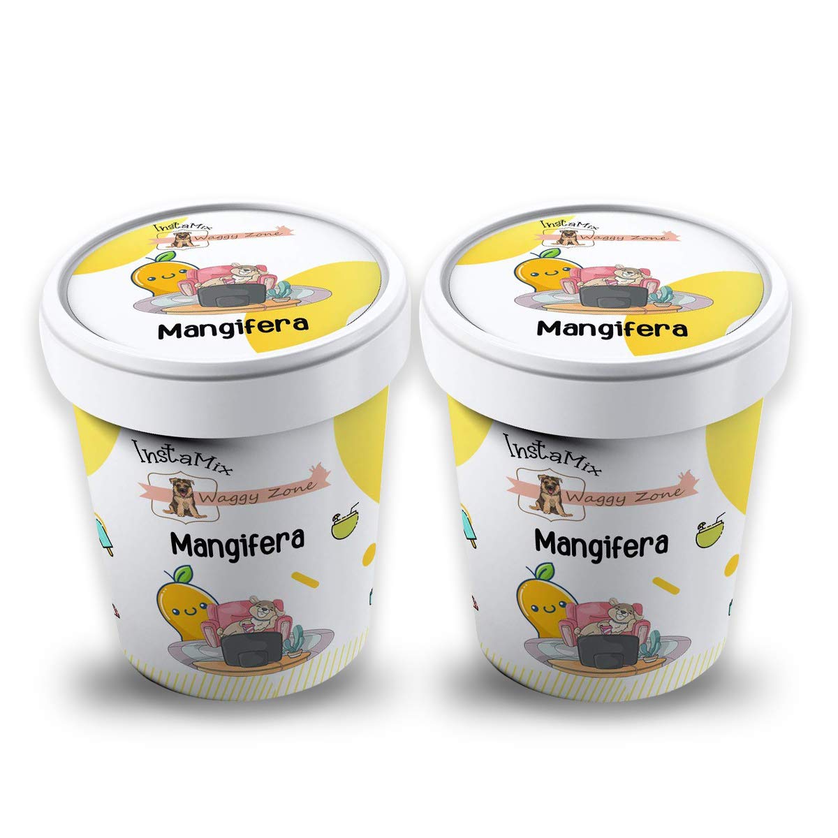 Waggy Zone Doggy Ice Cream Insta Mix – Mango Magnifera